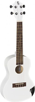 Baton Rouge UR1C Angry J. ukulele koncertowe, matt metallic white