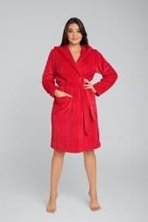 Italian Fashion Szlafrok damski czerwony