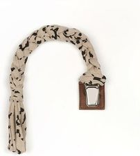 Hi Little One Warkoczykowa Zawieszka Do Smoczka Pacifier Holder Boho Cafe Latte