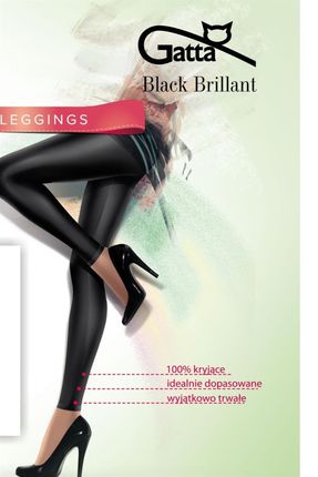 GATTA BODYWEAR LEGGINGS BLACK BRILLANT