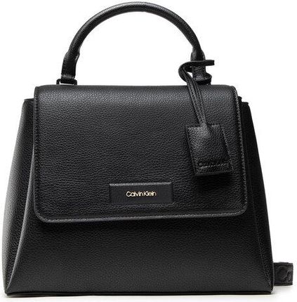 Calvin Klein Torebka Dressed Top Handle Bag Md K60K609184 Czarny