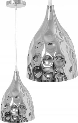Toolight Lampa Metal Wisząca Sufitowa Lustrzana Silver Loft (APP2781CP)