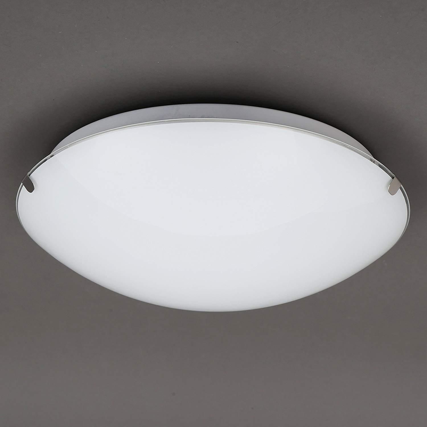 Ns-Lighting Plafon Led - Biały - Szkło - 30cm - Korytarz - Wc