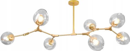 Toolight Lampa Sufitowa Nowoczesna Gold 7-ramienna Złota (OSW08556)