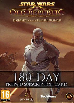 Star Wars: The Old Republic 180 Day Pre-paid Time Card