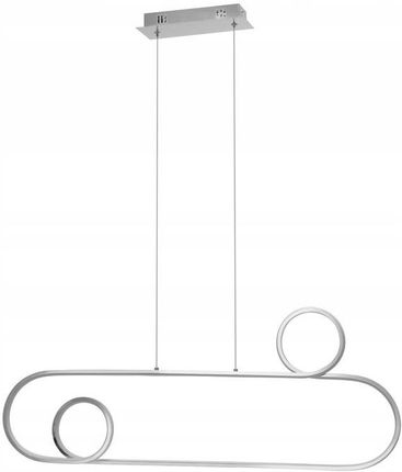 Toolight Lampa Sufitowa Wisząca Led APP810-CP Srebrna (OSW09663)