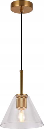 Gtv Lampa sufitowa wisząca Giglas 2, E27, złota, (OSGIG240DEC)