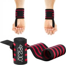 Zdjęcie 4FIZJO Opaski Na Nadgarstki 2szt. Czarny Czerwony - Krzanowice