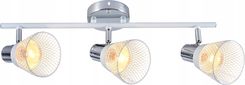 Zdjęcie Lampex Listwa Sufitowa biała w stylu loft Flavio 3 (LPX00413) - Wolin