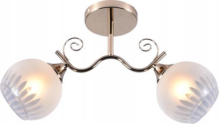 Lampex Lampa wisząca Żyrandool do Salonu złoty Laubo (LPX00192)