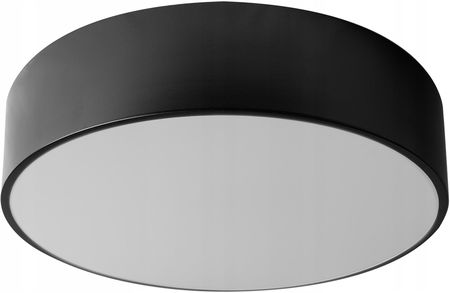 Toolight Lampa Plafon 30CM Okrągła Czarna Sufitowa Żyrandol (OSW00088)