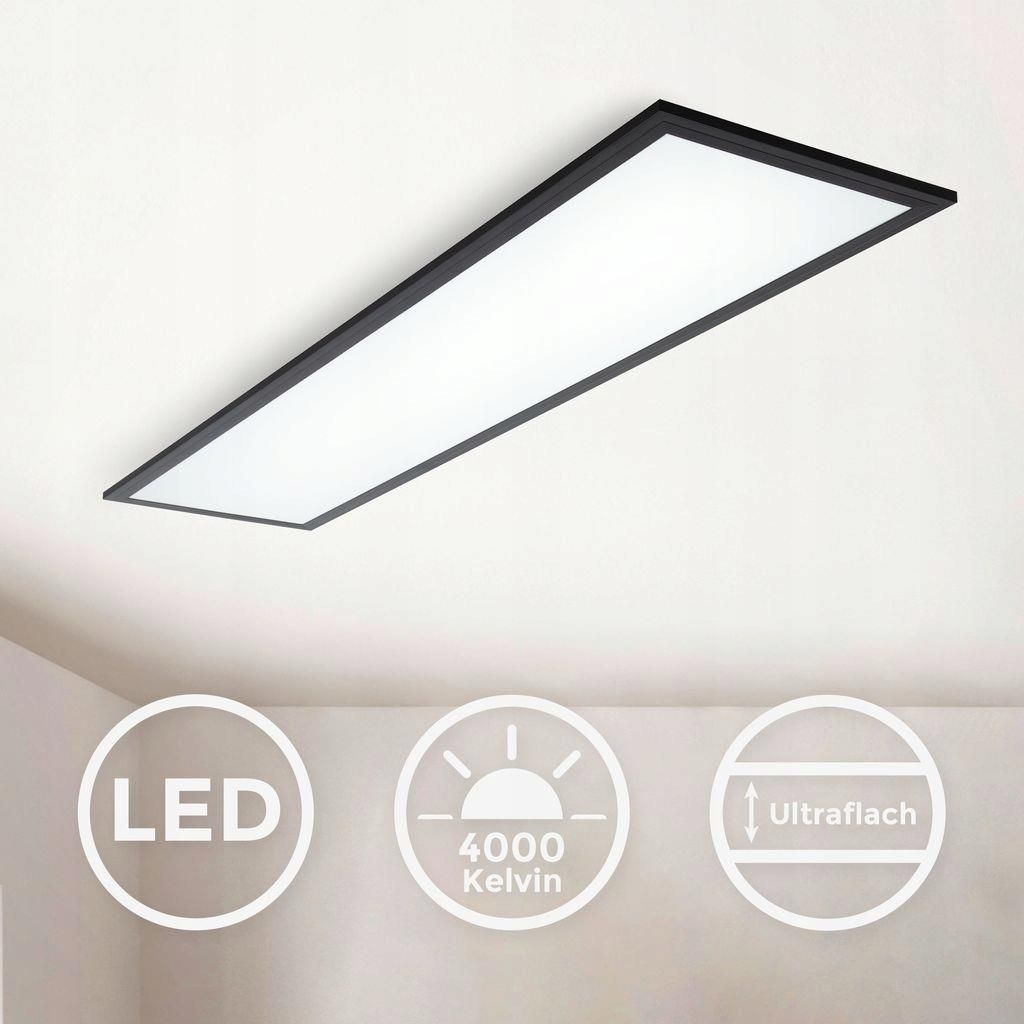 Bk Licht Lampa Sufitowa Panel Led M P Aska W Czarny Bkl