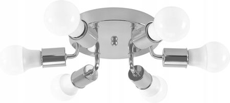 Toolight Lampa Sufitowa Plafon Reflektor Metal Round Chrom (APP7116C)