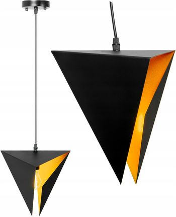 Toolight Lampa Wisząca Sufitowa Geometryczna Trójkątna Loft (OSW08405)