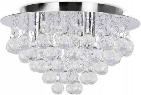 Toolight Lampa 392179 sufitowa plafon kryształowy glamour (OSW04005)