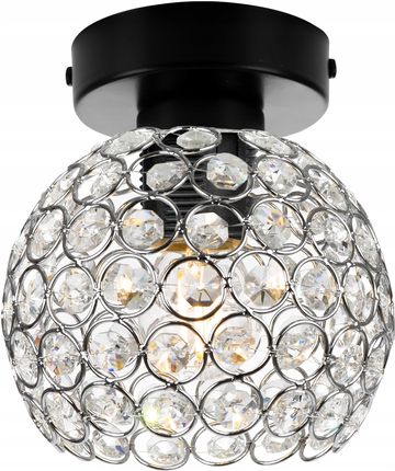 Light Home Loftowa Lampa Sufitowa Kula Kryształki Chrom Led (CRYSTAL2222KBC)