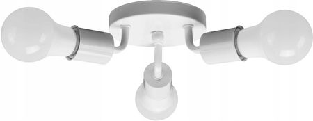 Toolight Lampa Sufitowa Plafon Potrójna Metalowa White 3 (OSW05201)