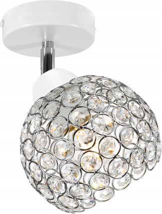 Light Home Loftowa Lampa Sufitowa Kula Kryształki Chrom Led (CRYSTAL2222KPC)