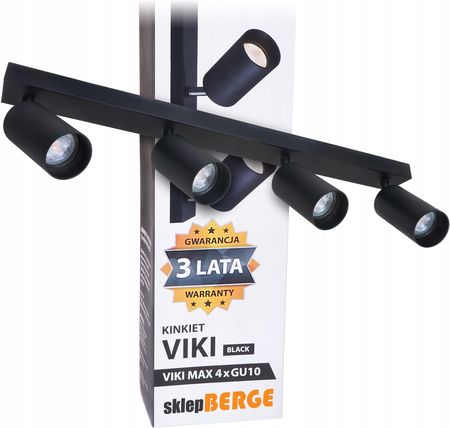 Berge Lampa sufitowa Listwa Szyna Spot 4x GU10 Premium (BRAK)