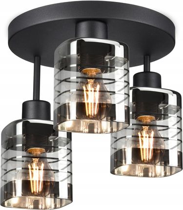 Luxolar Light Factory Szklana Lampa Wisząca Sufitowa Żyrandol Plafon Led (LAMPAWISZĄCA923ER3)