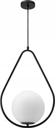 Toolight Lampa Sufitowa Wisząca Metal Czarna Loft Black (APP9381CP)