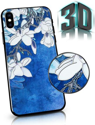 Etui Flowers 3D Xiaomi MI A3 blue