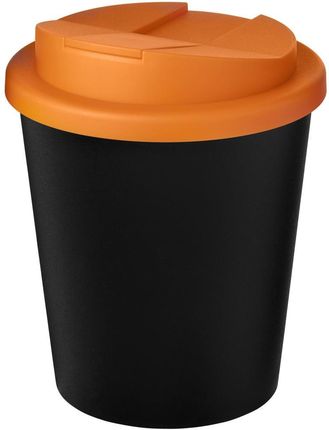 Upominkarnia Americano Espresso Eco Z Recyklingu 250Ml Pokrywą Odporną Na Zalanie Czarny Pomarańczowy