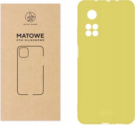 Etui Matowe do Xiaomi Mi 10T / Pro żółte
