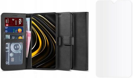 Etui Wallet II + szkło ochronne do Xiaomi Poco M3