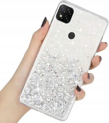 Etui Brokat Do Xiaomi Redmi 9C Glitter Case +szkło