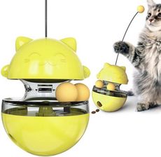 kupić Zabawki dla kotów Unizoo Zabawka Interaktywna Dla Kota Z Dozownikiem Karmy Żółta