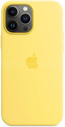 Apple iPhone 13 Pro Max Silicone Case with MagSafe – lemon zest (MN6A3ZMA)