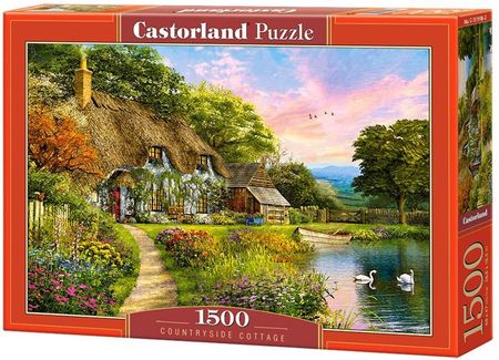 Castor Puzzle 1500 elementów Wiejska chatka nad jeziorem (151998)