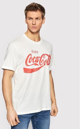 Only & Sons T-Shirt COCA-COLA 22023351 Biały Regular Fit
