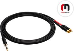 Red's Music AU15_BX 10.0m STANDARD 2x2.3 | kabel audio 2 x RCA/2 x RCA (czarny)