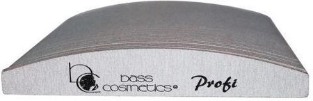 Bass Cosmetics Pilnik Profi półksiężyc zebra 100'  50 szt. 