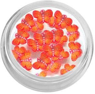 Bass Cosmetics Motylki Ceramiczne Pomarańczowe 