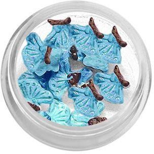 Bass Cosmetics Motylki Ceramiczne Błękitne 