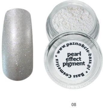 Bass Cosmetics Pigment Do Efektu Syrenki 7 Ml Mgiełka Srebrnobiała 
