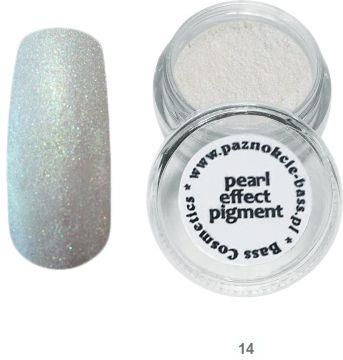 Bass Cosmetics Pigment Perłowy 7 Ml Efekt Syrenki Pył Srebrnoróżowy Opalizujący 