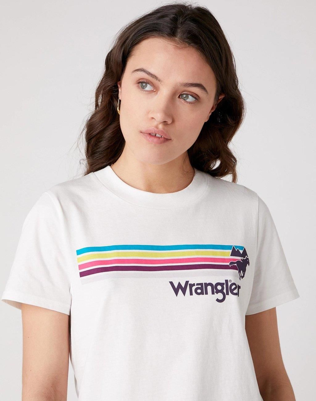 Wrangler Regular Tee T-Shirt Donna - 100% Cotone, Vestibilità Regolare, Manica Corta, Colore Basic