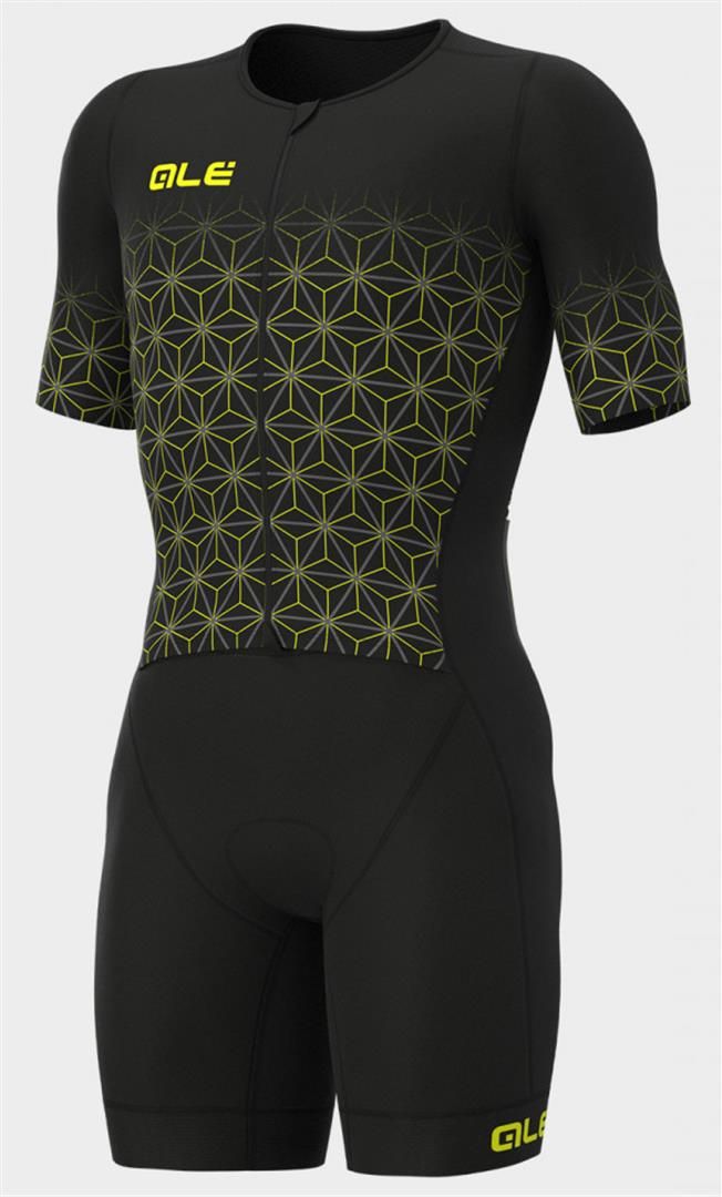 Ale Cycling Kombinezon Triathlonowy Maui Long Tri Czarny Zielony R.M