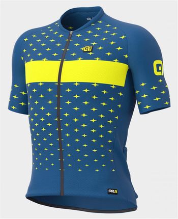 Ale Cycling Koszulka Stars Granatowy Neonowy R.L