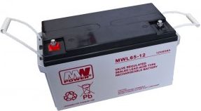 MW Power Akumulator AGM MWL 65-12 12V 65 Ah (MWL 65-12)