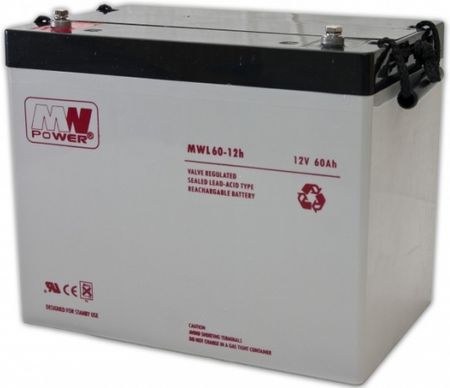 MW Power Akumulator AGM MWL 60-12h 12V 60 Ah (MWL 60-12h)