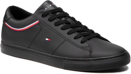Tommy Hilfiger Sneakersy Essential Leather Sneaker Detail FM0FM03887 Czarny
