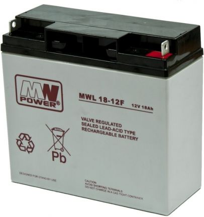 MW Power Akumulator AGM MWL 18-12 12V 18 Ah (MWL 18-12)