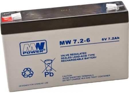 MW Power Akumulator AGM MW 7,2-6 6V 7 Ah (MW 7,2-6)