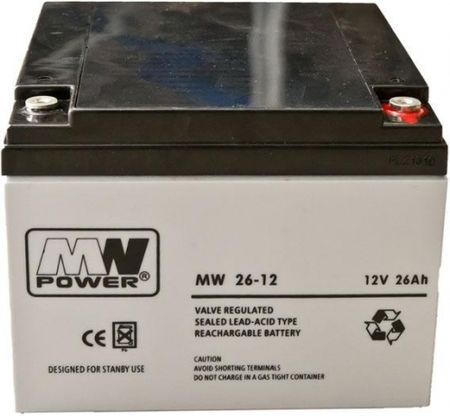 MW Power Akumulator AGM MW 26-12 12V 26Ah (MW 26-12)