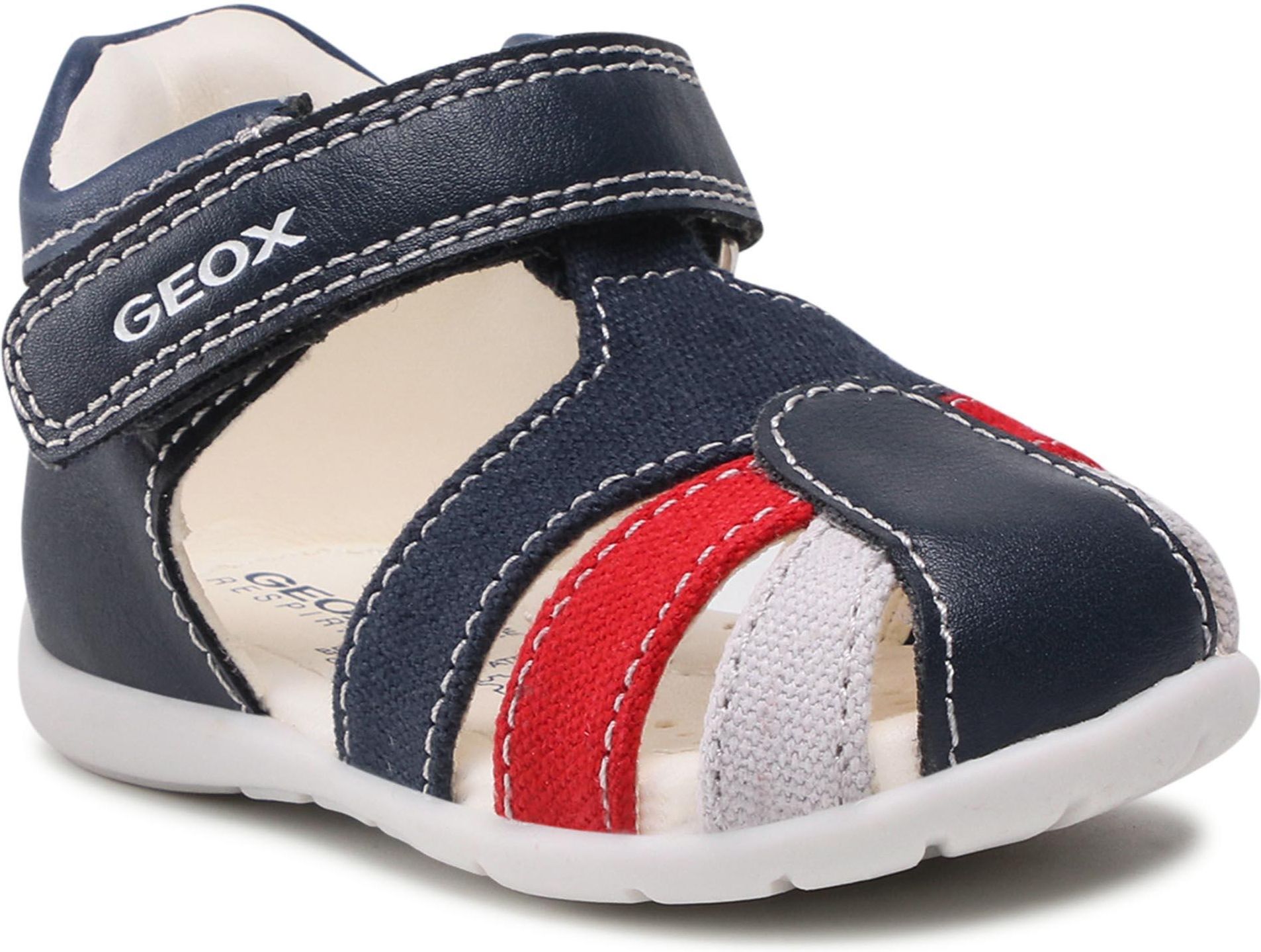 Sandały GEOX - B Elthan B. C B021PC 05410 C0665 Dk Navy/Red - Ceny I ...